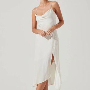 ASTR the Label Gaia Midi Dress - Size M / White